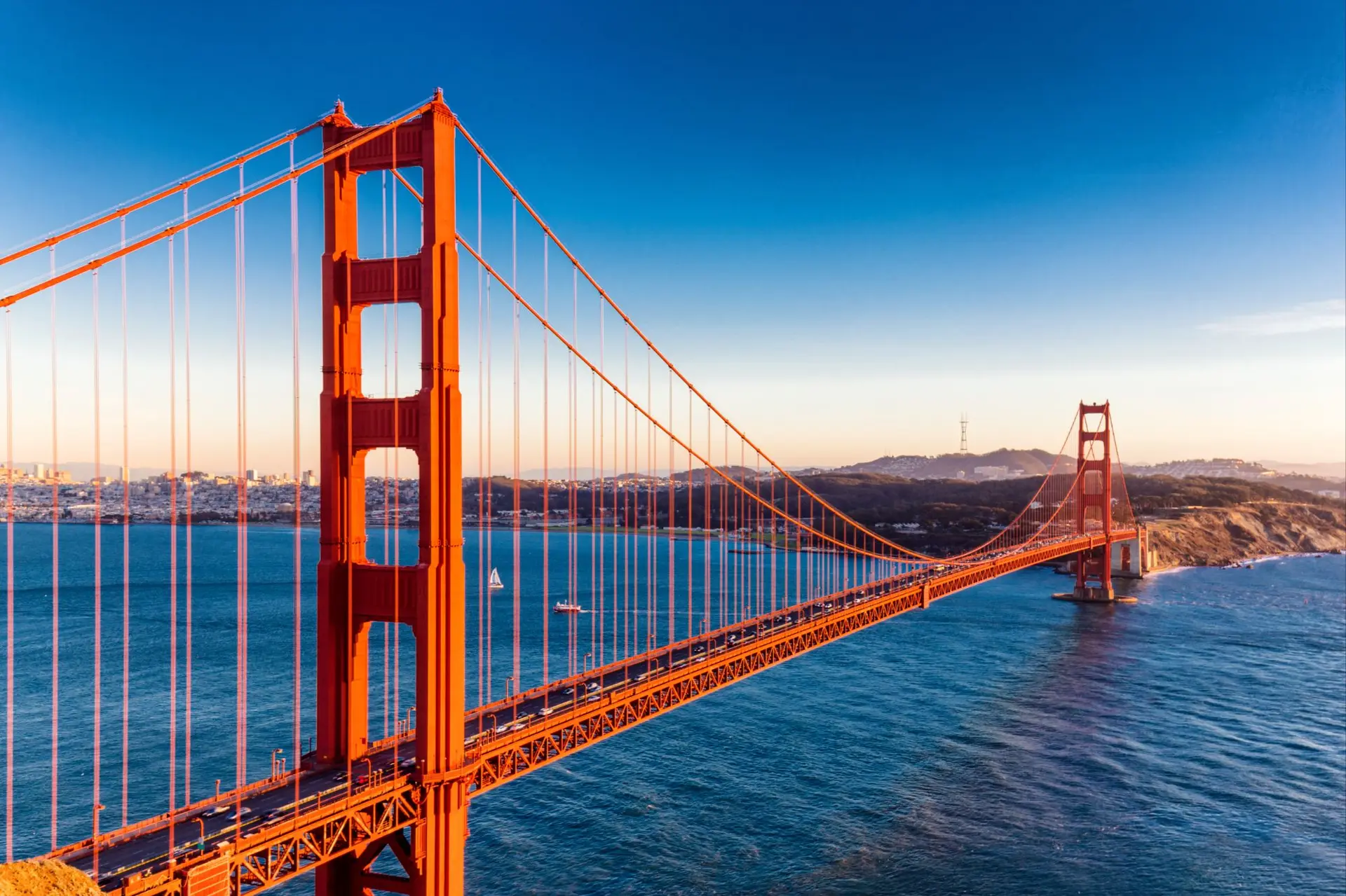 Golden Gate Bridge and San Francisco Bay